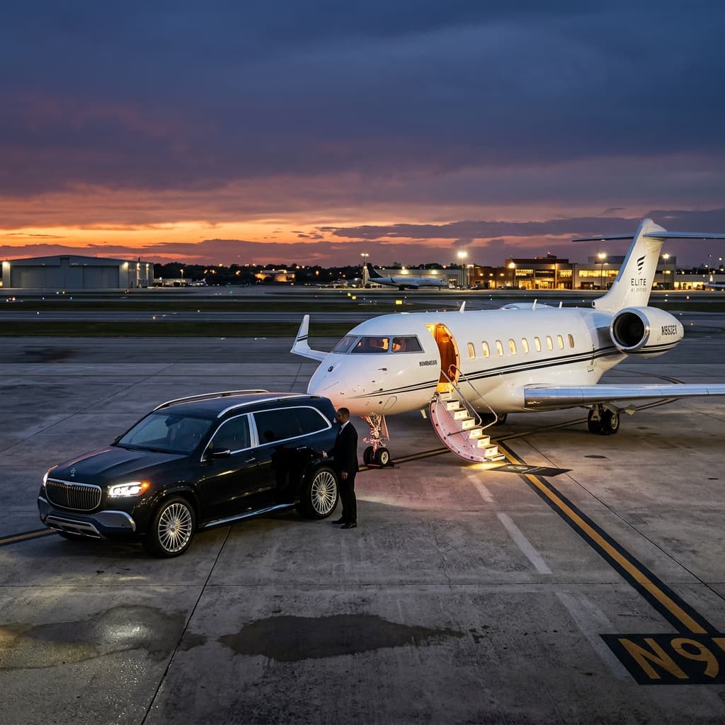 Private Jet & Commercial Transfers